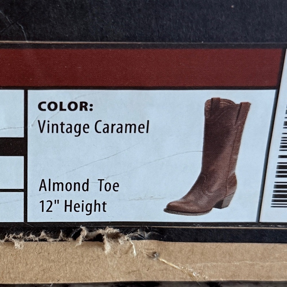 Ariat Vintage Caramel Heeled Boots